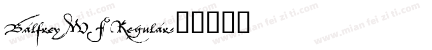 Balfrey WF Regular字体转换
